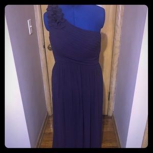 One shoulder formal dress